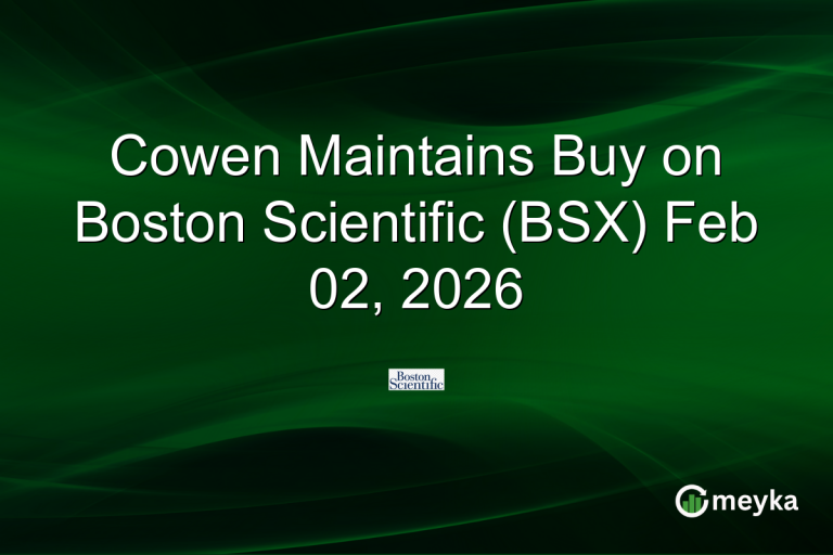 Cowen Maintains Buy on Boston Scientific (BSX) Feb 02, 2026
