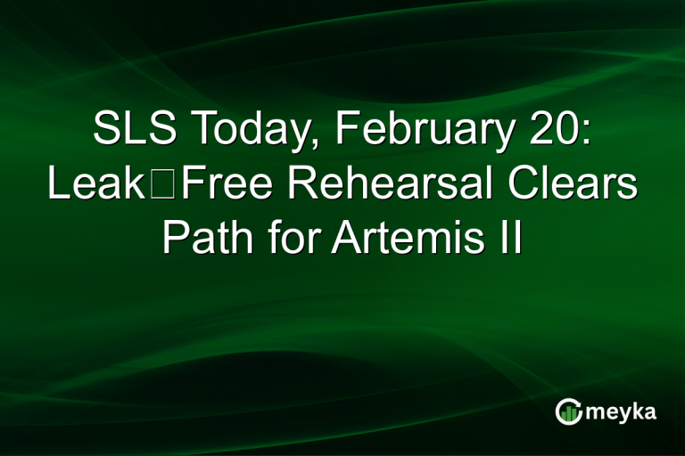 SLS Today, February 20: Leak‑Free Rehearsal Clears Path for Artemis II