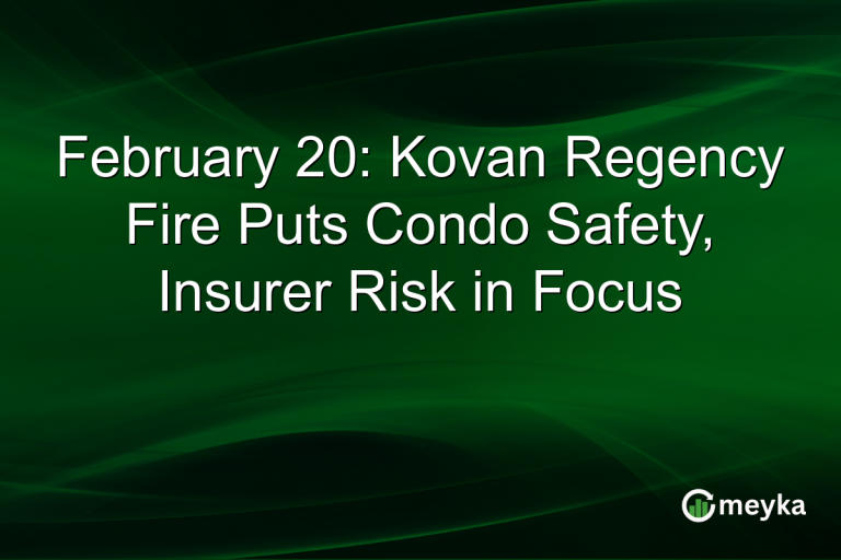 February 20: Kovan Regency Fire Puts Condo Safety, Insurer Risk in Focus