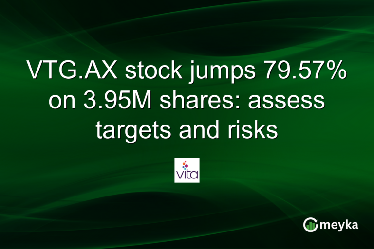 VTG.AX stock jumps 79.57% on 3.95M shares: assess targets and risks