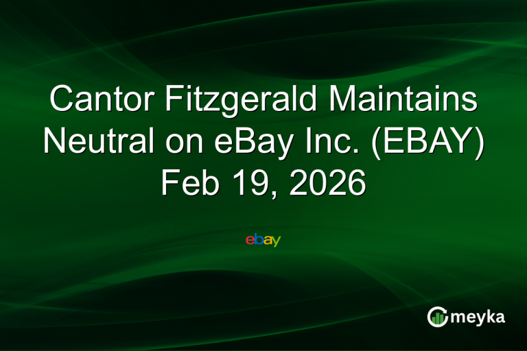 Cantor Fitzgerald Maintains Neutral on eBay Inc. (EBAY) Feb 19, 2026