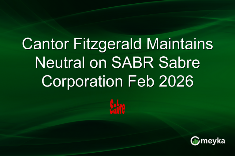 Cantor Fitzgerald Maintains Neutral on SABR Sabre Corporation Feb 2026