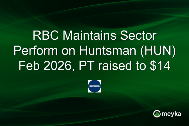 RBC Maintains Sector Perform on Huntsman (HUN) Feb 2026, PT raised to $14