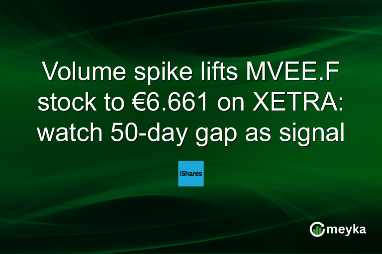 Volume spike lifts MVEE.F stock to €6.661 on XETRA: watch 50-day gap as signal