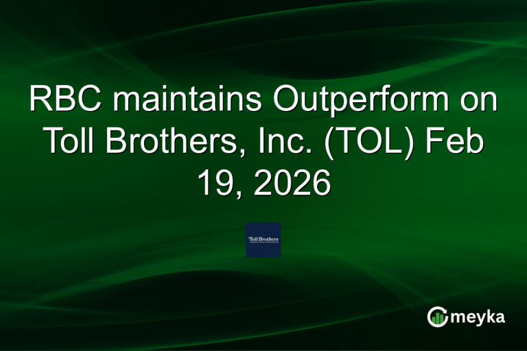 RBC maintains Outperform on Toll Brothers, Inc. (TOL) Feb 19, 2026