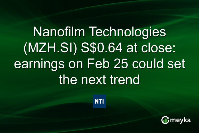Nanofilm Technologies (MZH.SI) S$0.64 at close: earnings on Feb 25 could set the next trend