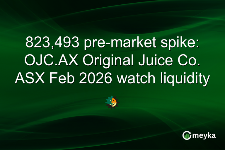 823,493 pre-market spike: OJC.AX Original Juice Co. ASX Feb 2026 watch liquidity
