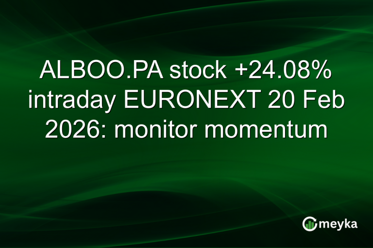 ALBOO.PA stock +24.08% intraday EURONEXT 20 Feb 2026: monitor momentum