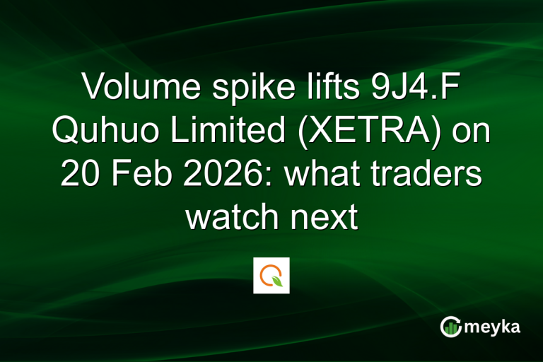 Volume spike lifts 9J4.F Quhuo Limited (XETRA) on 20 Feb 2026: what traders watch next