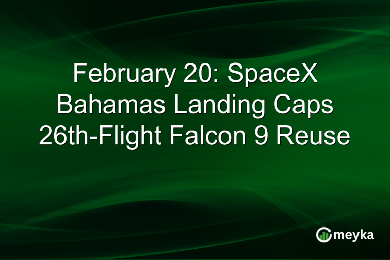 February 20: SpaceX Bahamas Landing Caps 26th-Flight Falcon 9 Reuse