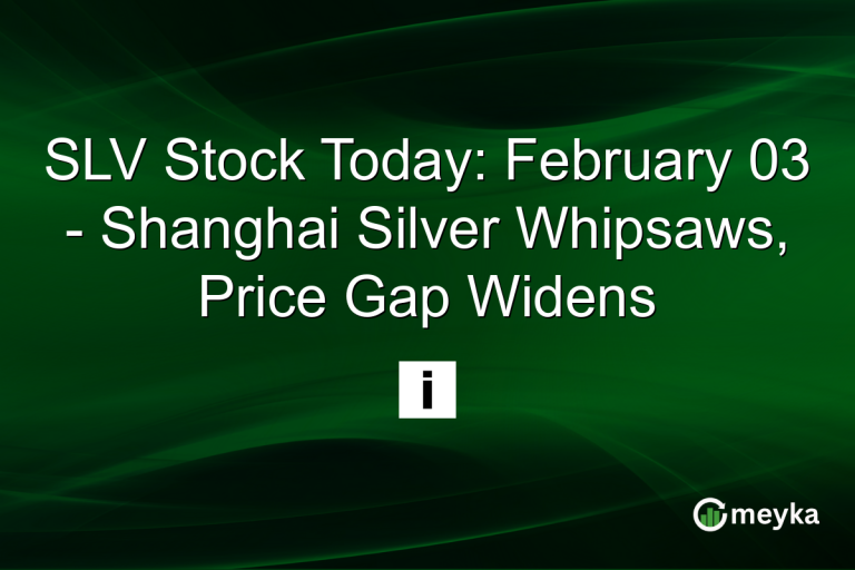 SLV Stock Today: February 03 - Shanghai Silver Whipsaws, Price Gap Widens