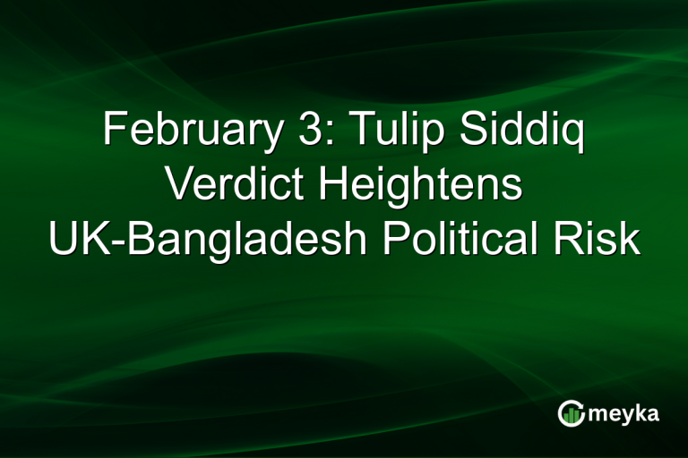February 3: Tulip Siddiq Verdict Heightens UK-Bangladesh Political Risk