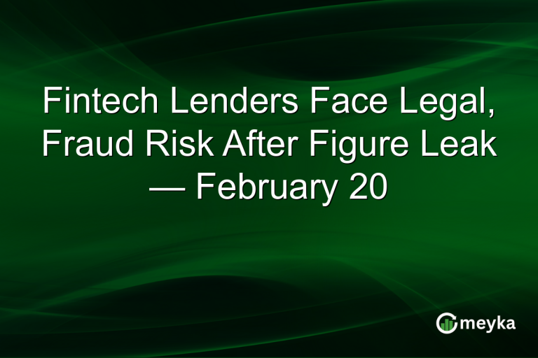 Fintech Lenders Face Legal, Fraud Risk After Figure Leak — February 20