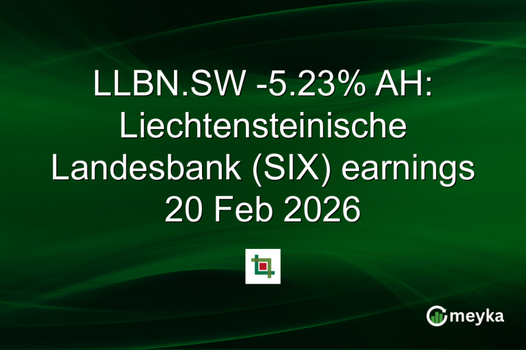 LLBN.SW -5.23% AH: Liechtensteinische Landesbank (SIX) earnings 20 Feb 2026