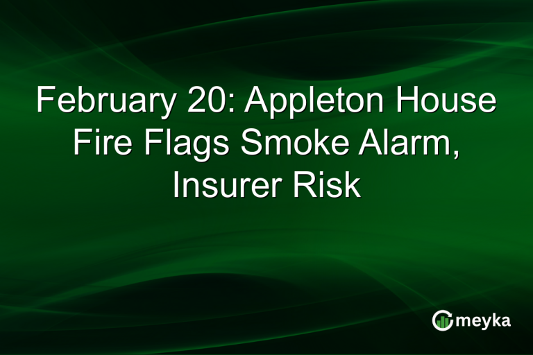 February 20: Appleton House Fire Flags Smoke Alarm, Insurer Risk
