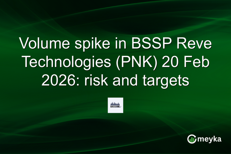 Volume spike in BSSP Reve Technologies (PNK) 20 Feb 2026: risk and targets