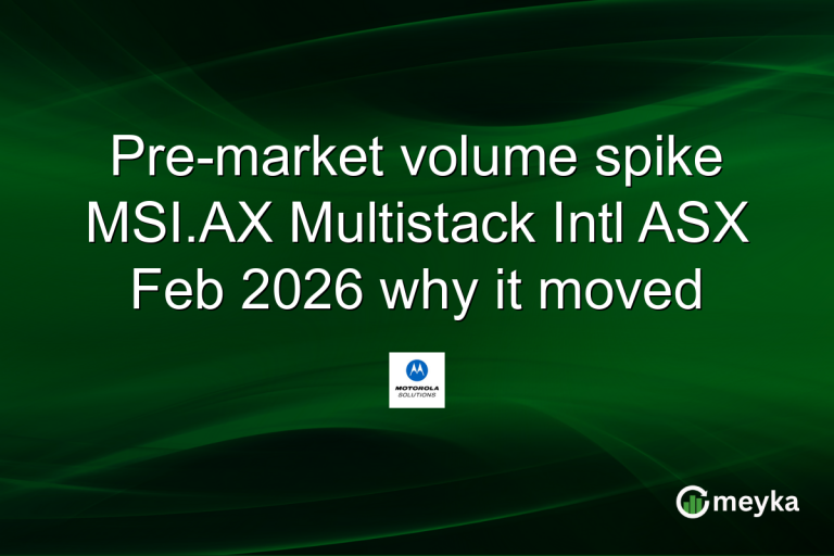 Pre-market volume spike MSI.AX Multistack Intl ASX Feb 2026 why it moved