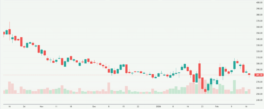 Meyka AI: Eternal Ltd. (ETERNAL.NS) Stock Overview, February 18, 2026