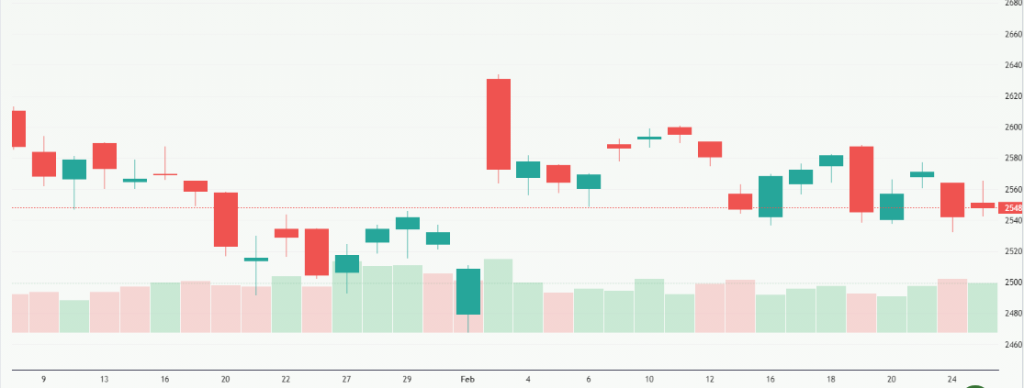 Meyka AI: NIFTY 50 (^NSEI) Index Overview, February 26, 2026