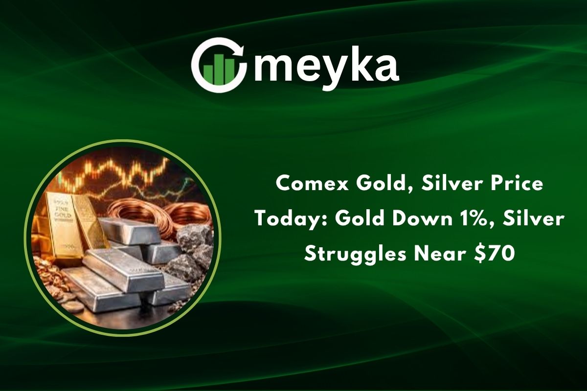 Comex Gold, Silver Price Today: Gold Down 1%, Silver Struggles Near $70