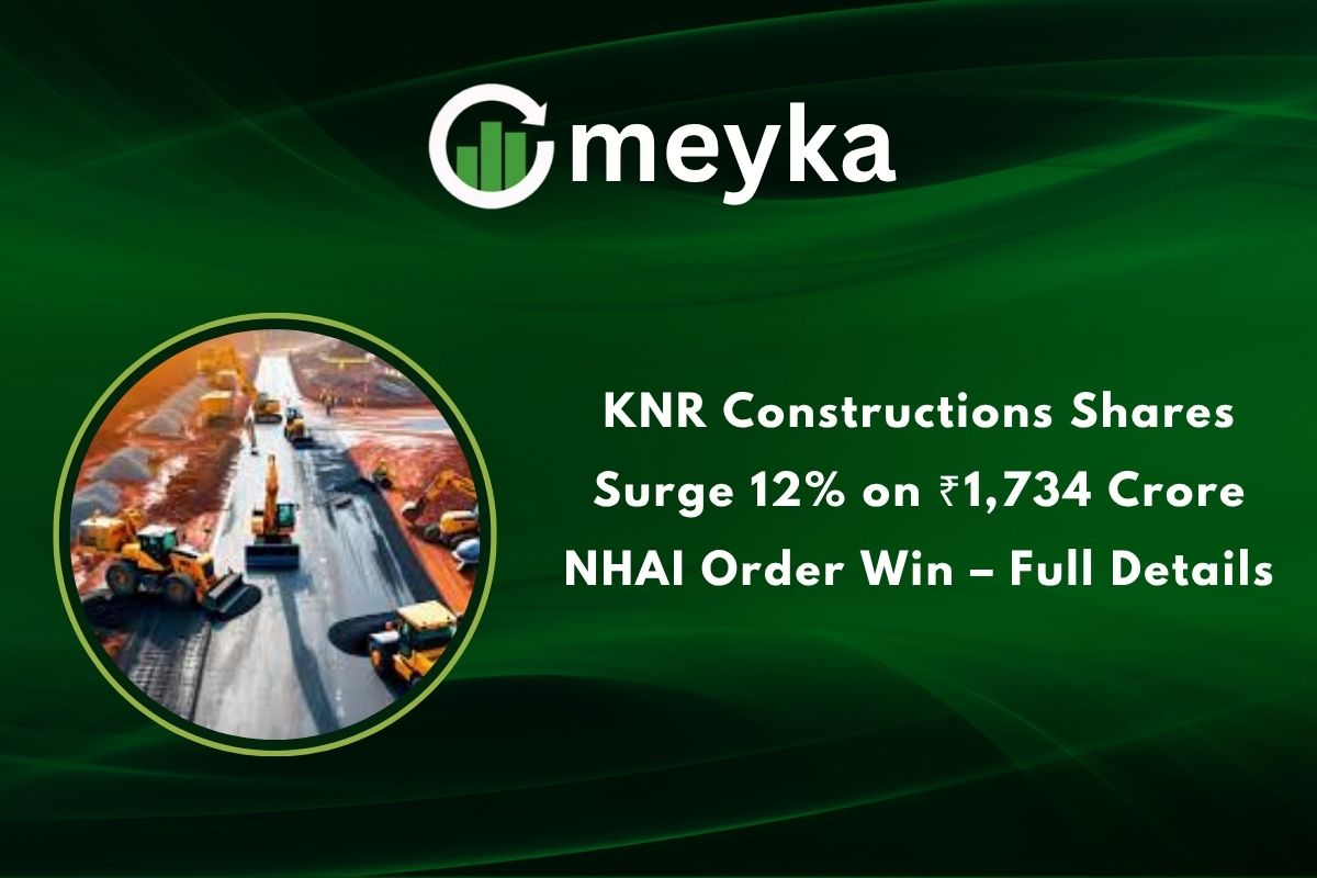 KNR Constructions Shares Surge 12% on ₹1,734 Crore NHAI Order Win – Full Details