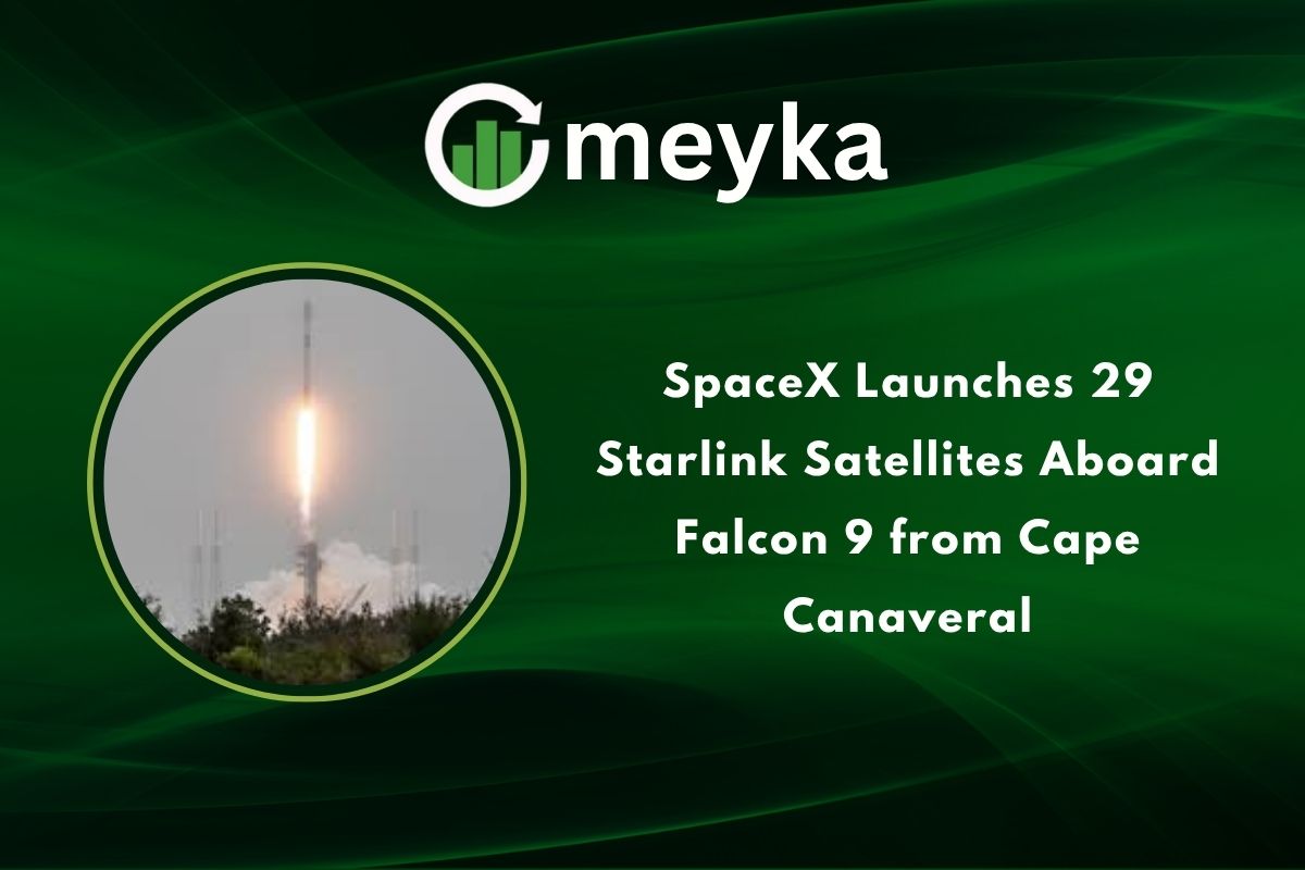 SpaceX Launches 29 Starlink Satellites Aboard Falcon 9 from Cape Canaveral