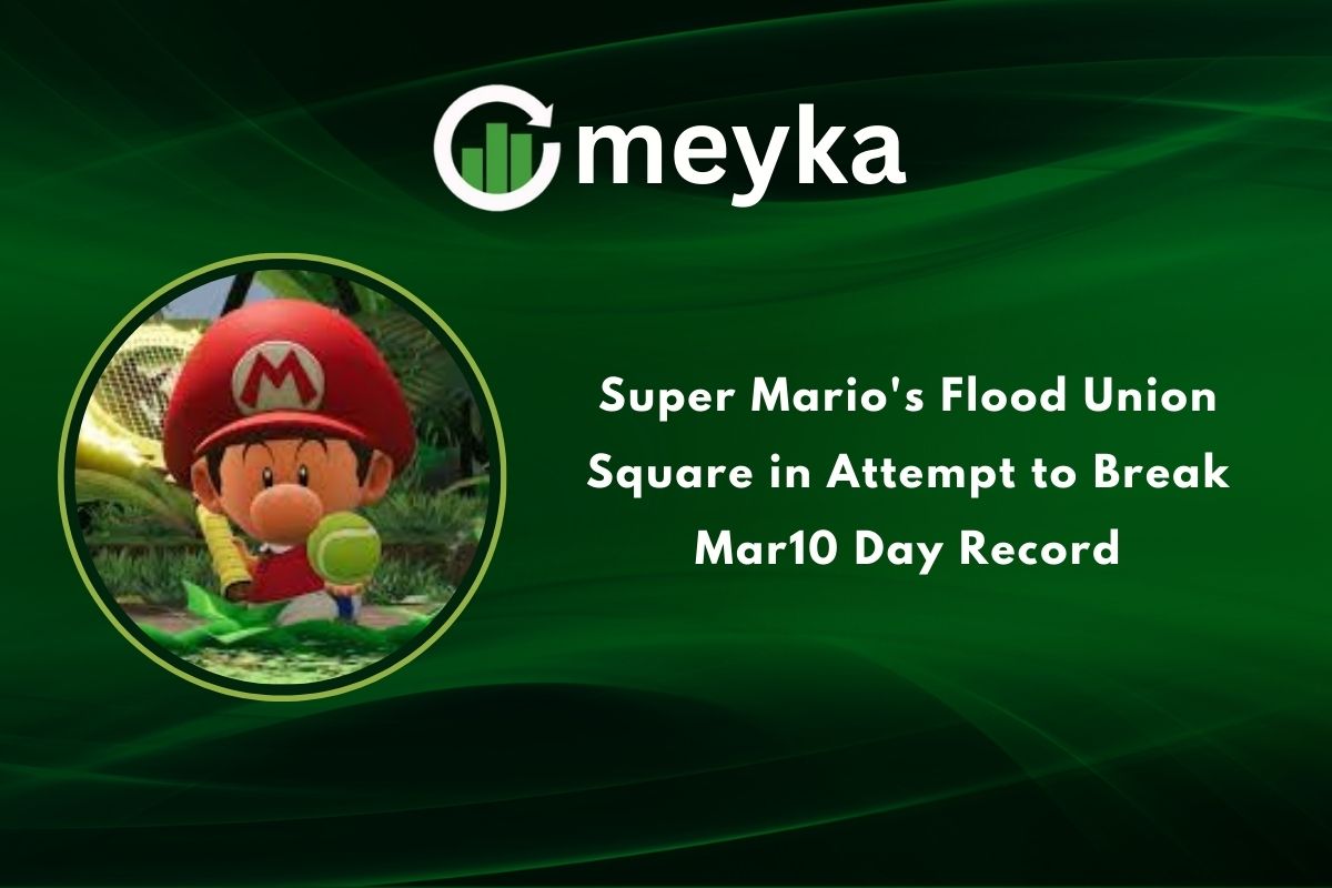 Super Mario’s Flood Union Square in Attempt to Break Mar10 Day Record