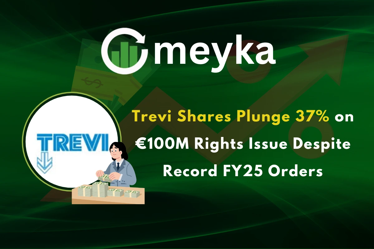 Trevi Shares Plunge 37% on €100M Rights Issue Despite Record FY25 Orders