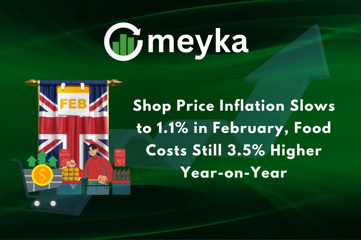 Shop Price Inflation Slows to 1.1% in February, Food Costs Still 3.5% Higher Year-on-Year