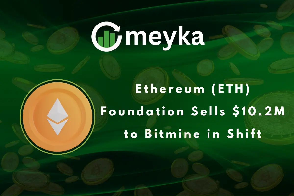 Ethereum (ETH) Foundation Sells $10.2M to Bitmine in Shift