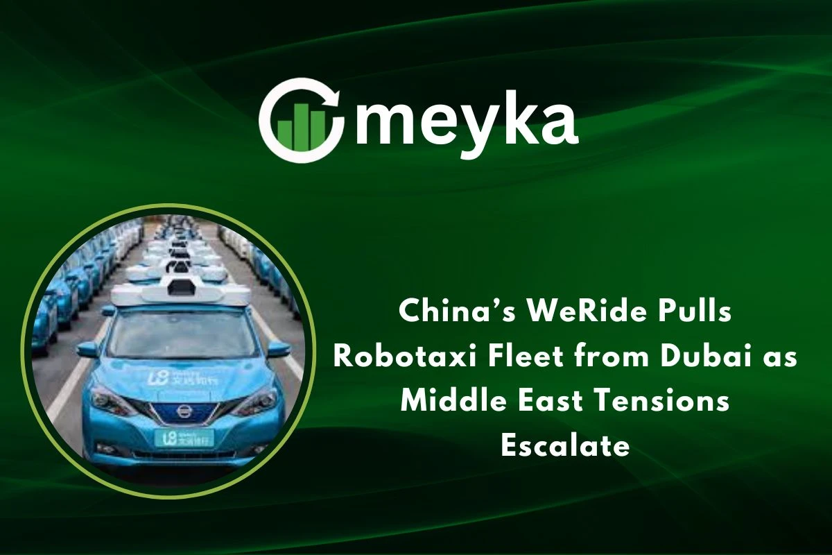 China’s WeRide Pulls Robotaxi Fleet from Dubai as Middle East Tensions Escalate