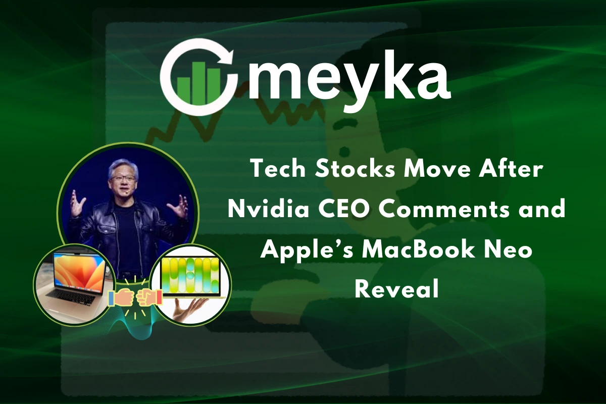 Tech Stocks Move After Nvidia CEO Comments and Apple’s MacBook Neo Reveal