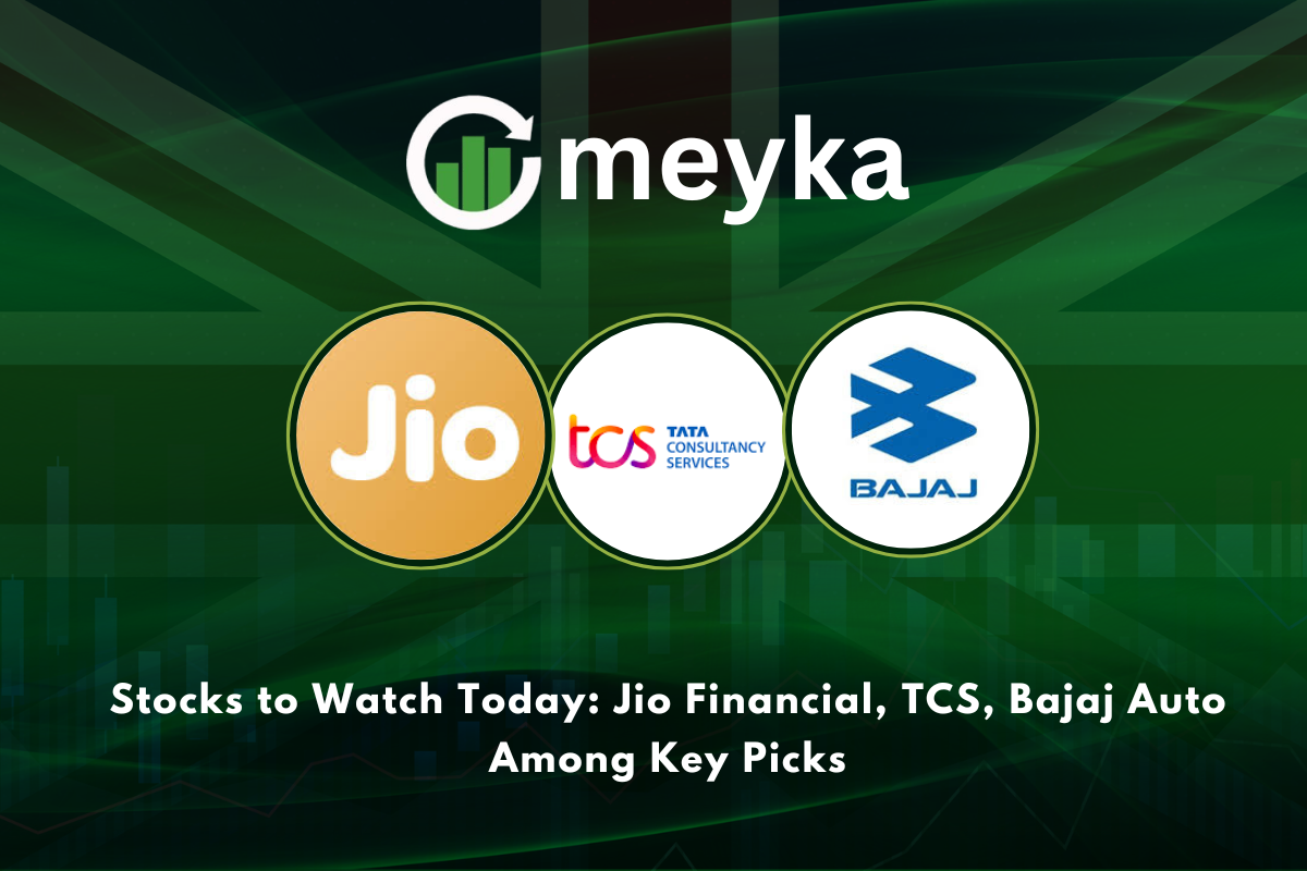 Stocks to Watch Today: Jio Financial, TCS, Bajaj Auto Among Key Picks