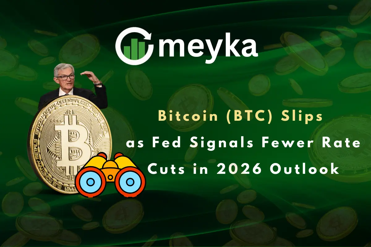Bitcoin (BTC) Slips as Fed Signals Fewer Rate Cuts in 2026 Outlook