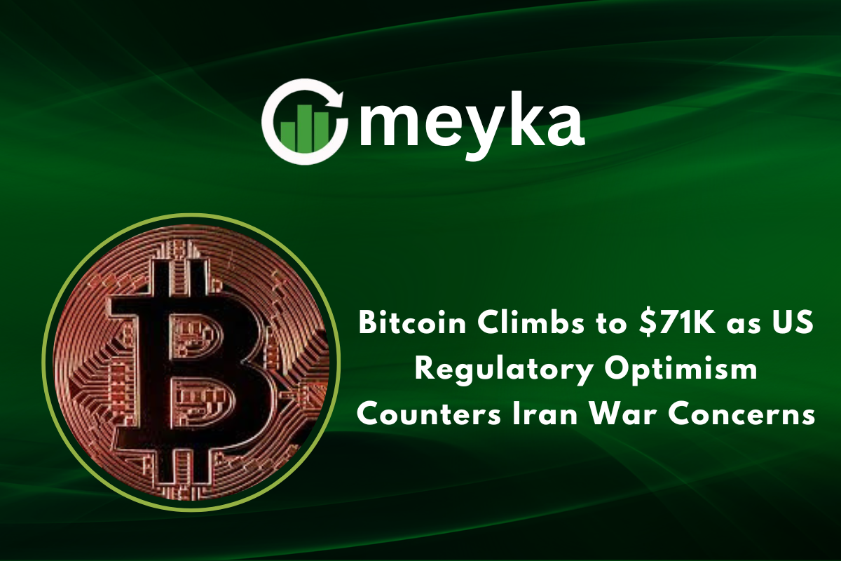 Bitcoin Climbs to $71K as US Regulatory Optimism Counters Iran War Concerns