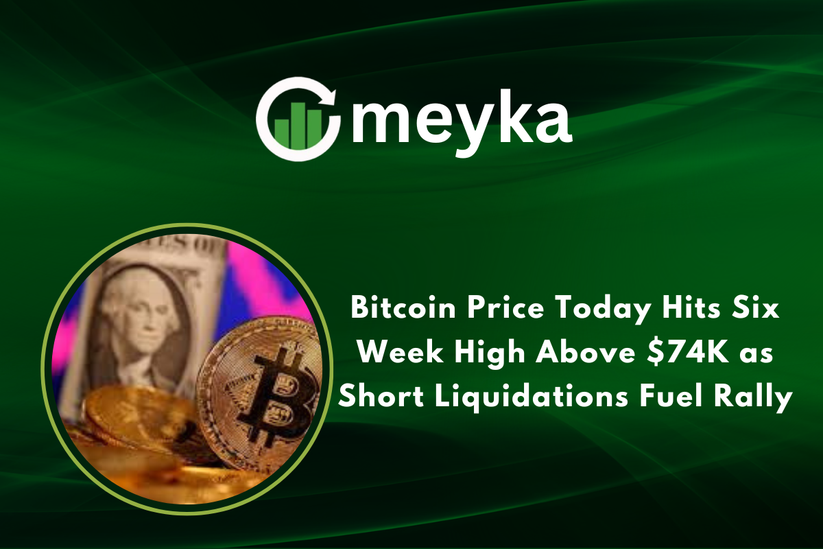 Bitcoin Price Today Hits Six Week High Above $74K as Short Liquidations Fuel Rally