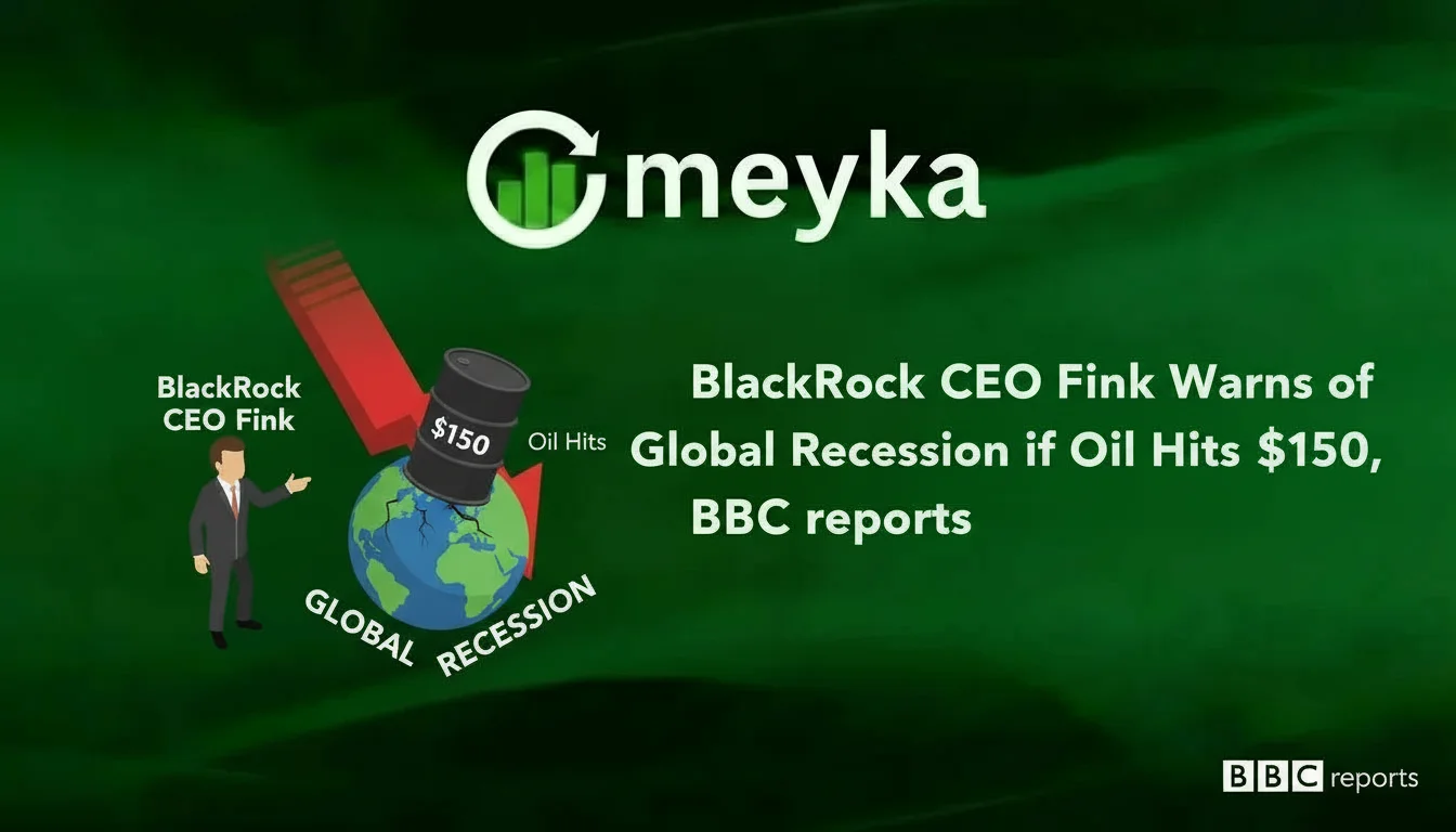 BlackRock CEO Fink Warns of Global Recession if Oil Hits $150, BBC reports