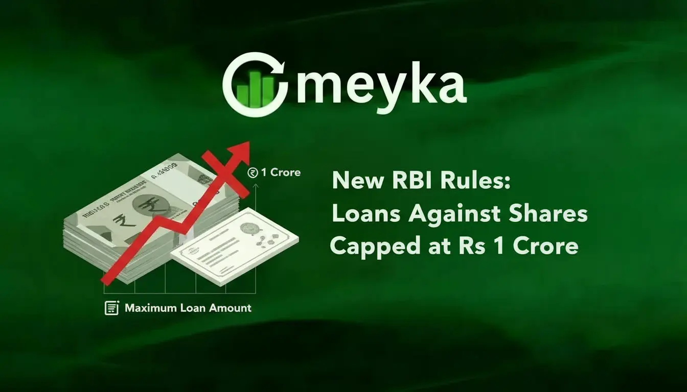 New RBI Rules: Loans Against Shares Capped at Rs 1 Crore