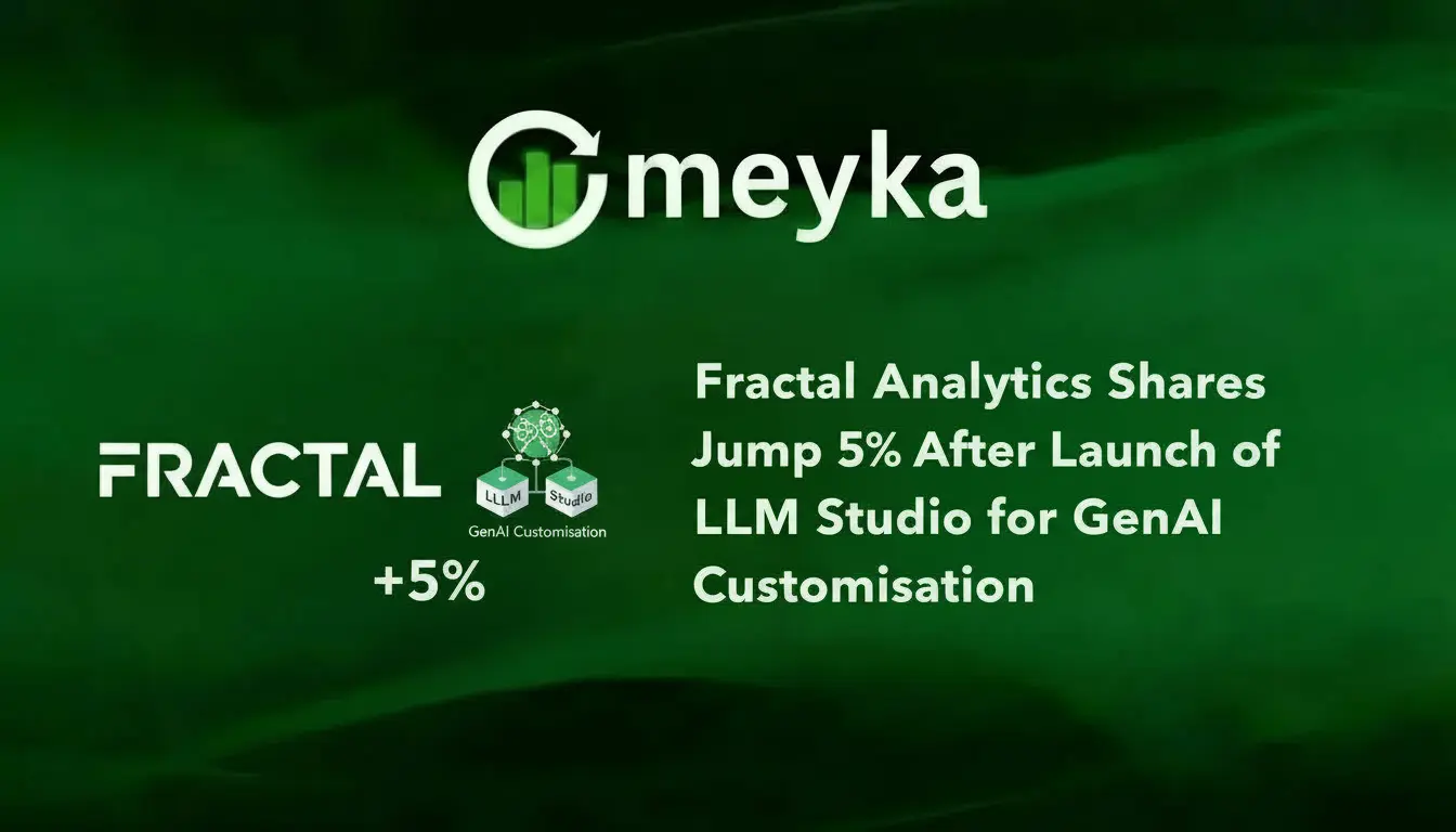 Fractal Analytics Shares Jump 5% After Launch of LLM Studio for GenAI Customisation