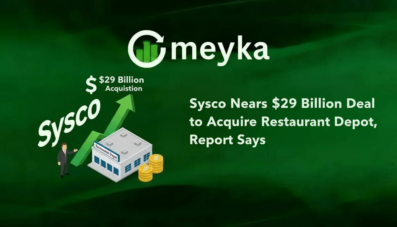 Sysco Nears $29 Billion Deal to Acquire Restaurant Depot, Report Says