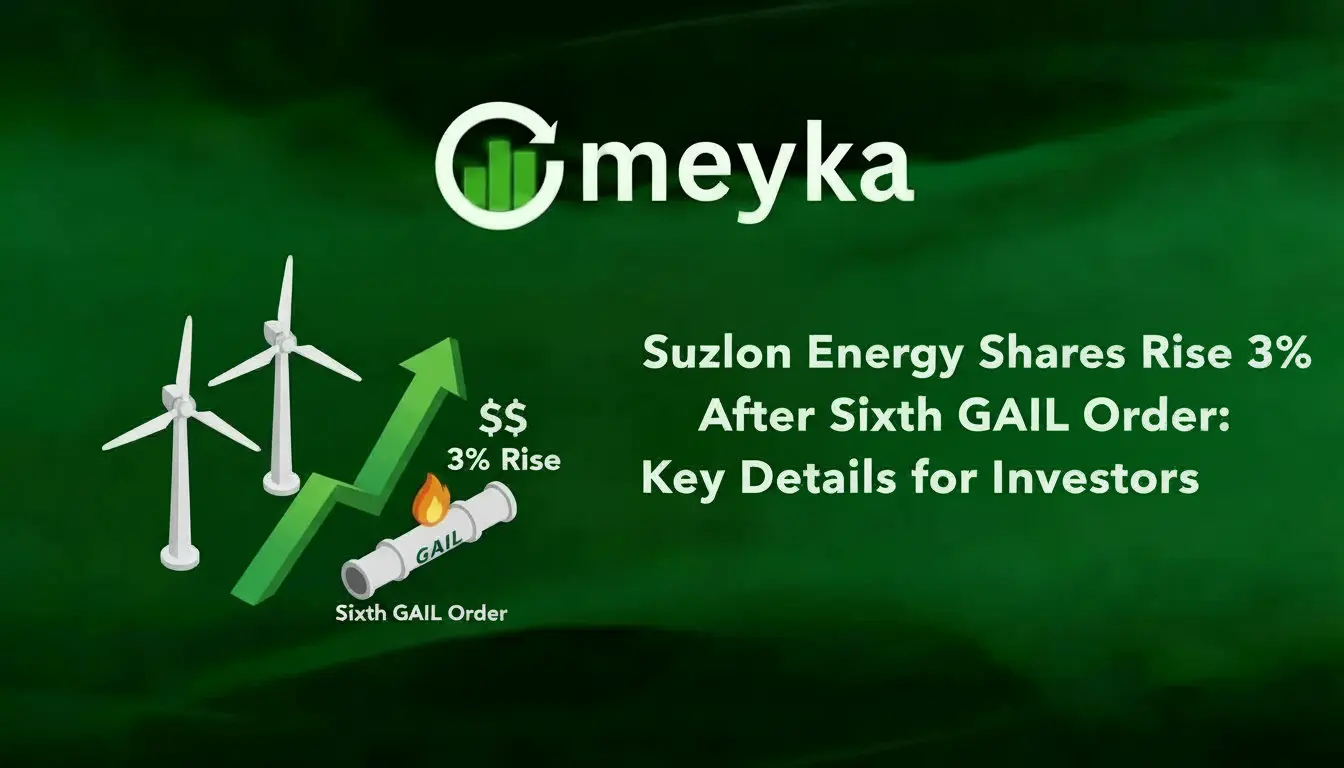 Suzlon Energy Shares Rise 3% After Sixth GAIL Order: Key Details for Investors
