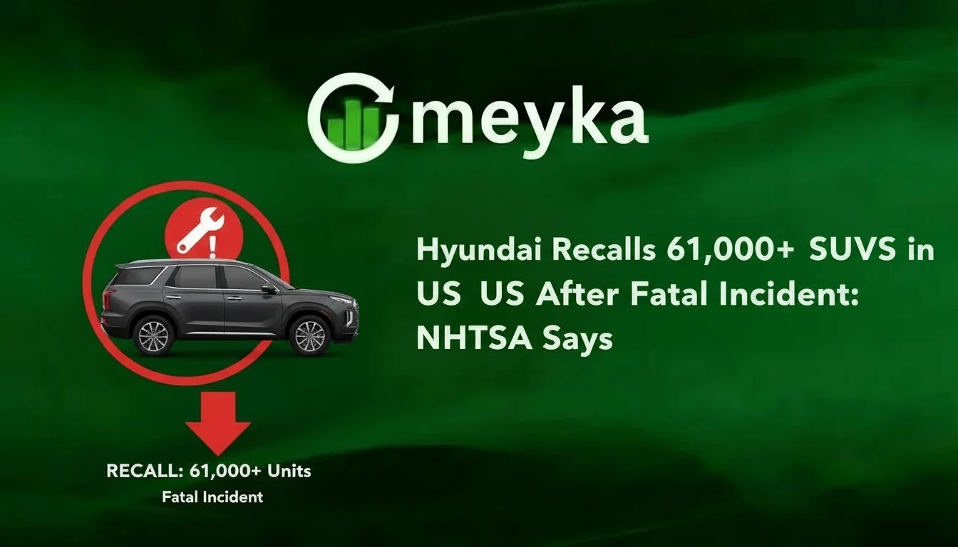 Hyundai Recalls 61,000+ Palisade SUVs in US After Fatal Incident: NHTSA Says