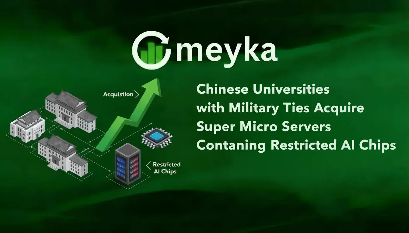 Chinese Universities with Military Ties Acquire Super Micro Servers Containing Restricted AI Chips