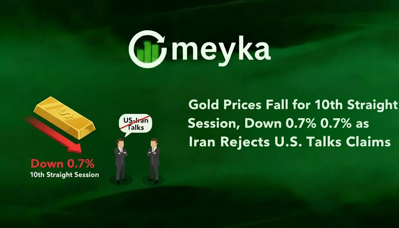 Gold Prices Fall for 10th Straight Session, Down 0.7% as Iran Rejects U.S. Talks Claims