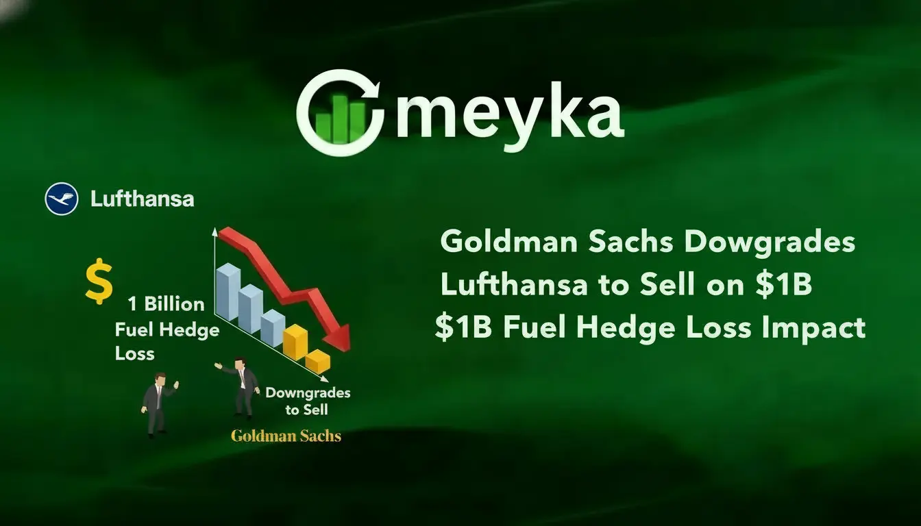 Goldman Sachs Downgrades Lufthansa to Sell on $1B Fuel Hedge Loss Impact