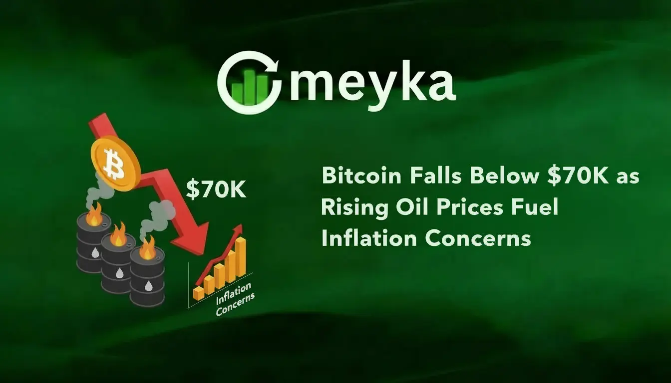 Bitcoin Falls Below $70K as Rising Oil Prices Fuel Inflation Concerns