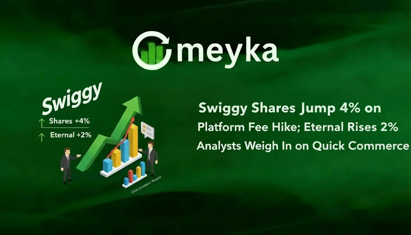 Swiggy Shares Jump 4% on Platform Fee Hike; Eternal Rises 2% Analysts Weigh In on Quick Commerce