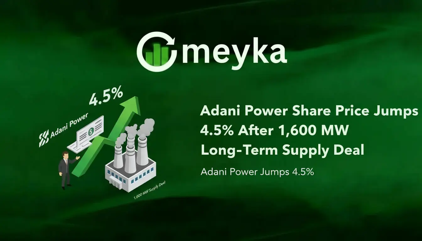 Adani Power Share Price Jumps 4.5% After 1,600 MW Long-Term Supply Deal