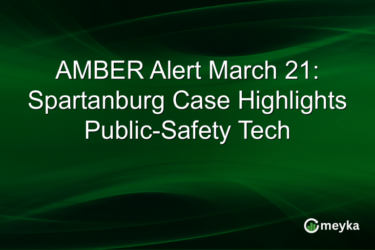 AMBER Alert March 21: Spartanburg Case Highlights Public-Safety Tech