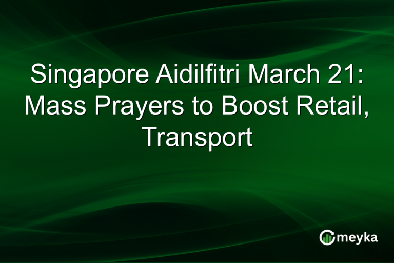 Singapore Aidilfitri March 21: Mass Prayers to Boost Retail, Transport